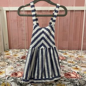 Carter's Blue & White Striped Dress Size 18mo